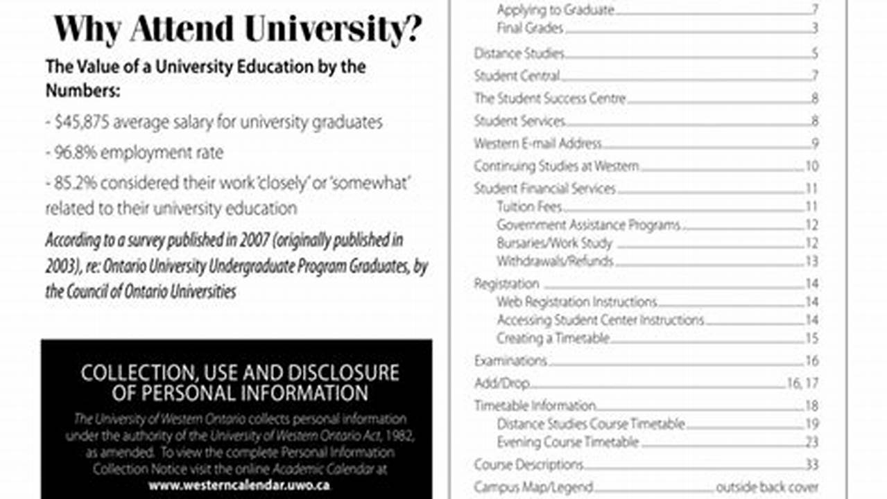 Academic Calendar Uwo Programs