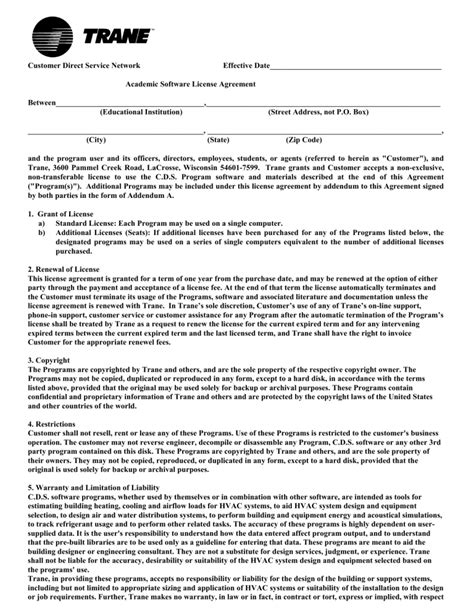 Student Academic Contract Template