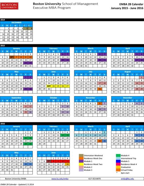 Academic Calendar Bc
