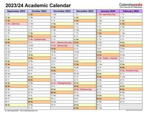 Academic Calendar Simmons