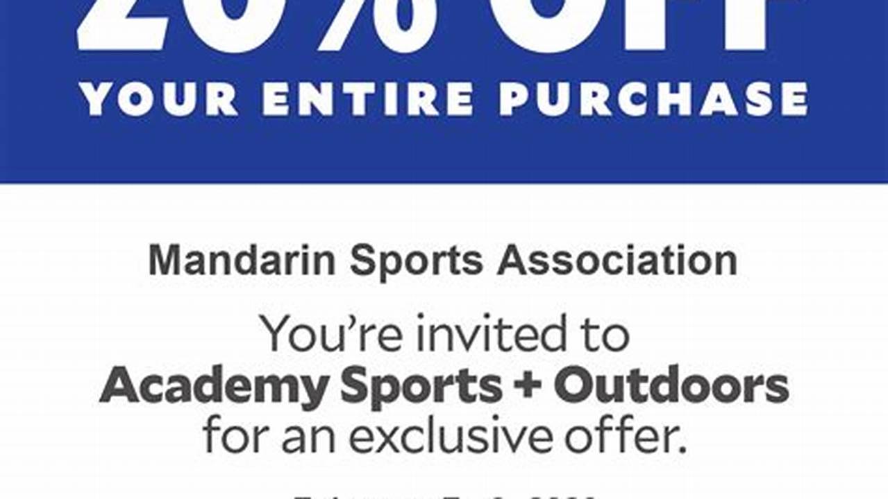 Academy Sport Promo Code 2024