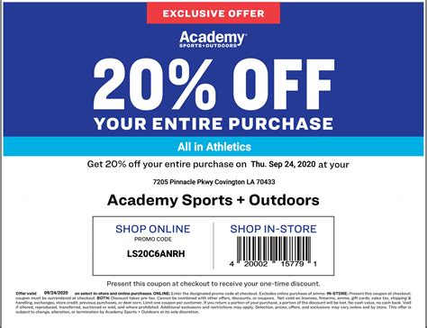 Academy Sports Coupons $10 Off Printable 2022