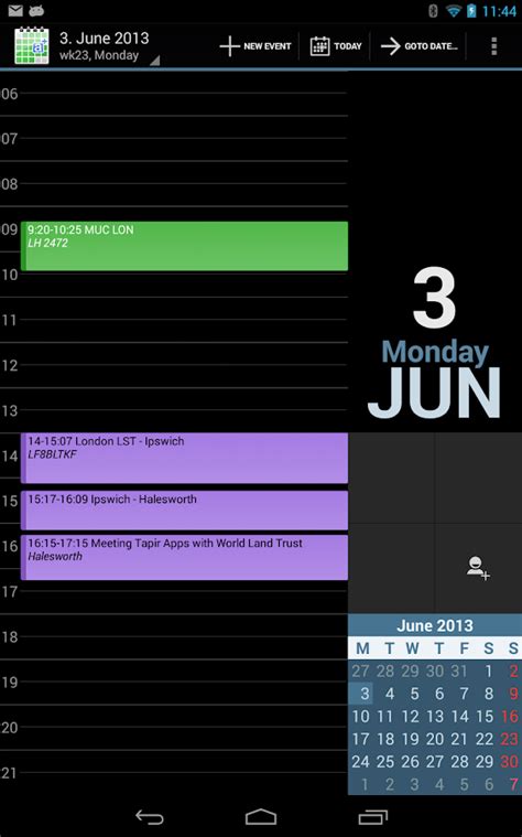 Acalendar+ Android Calendar Free Download