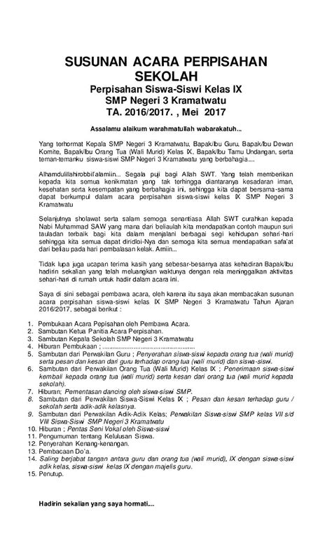 Acara Perpisahan