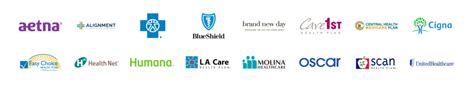 Accepted Insurance Providers