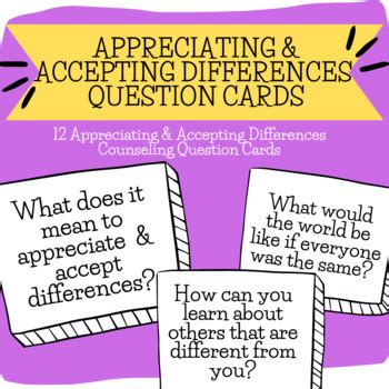 Accepting and Appreciating Differences