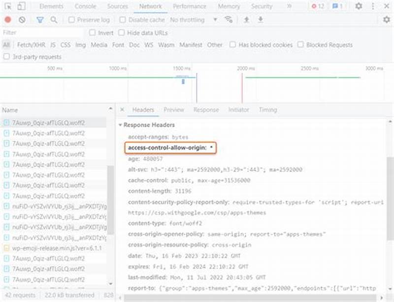 Access Control Allow Origin Pattern