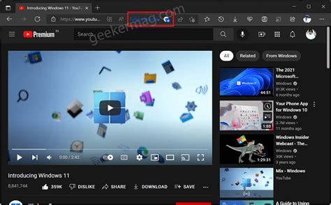 Access Follow Creator Following Panel in Edge