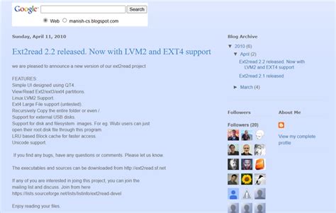 Access Linux Files from Windows Using Ext2read