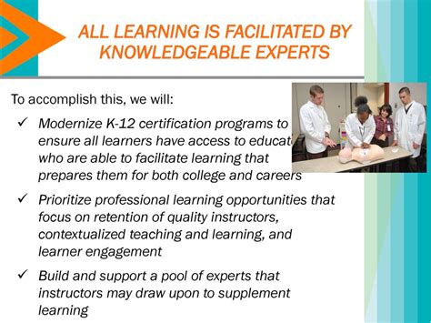 access to knowledgeable experts