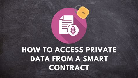 Access to private data