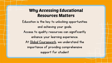 Accessing educational resources