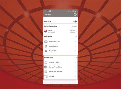 Accessing the Card Order Feature