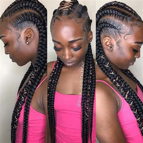 Accessorized Cornrows
