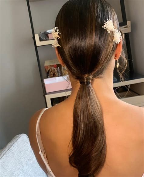 Accessorized Low Ponytail