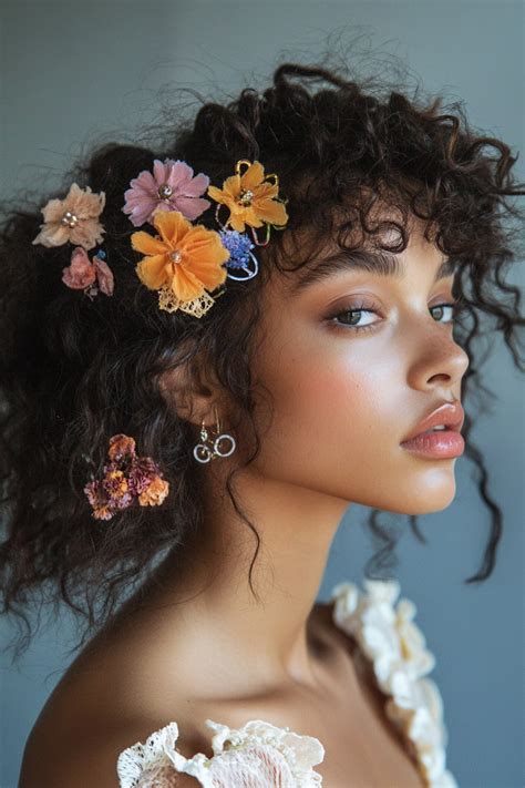 Accessorizing Curly Hair