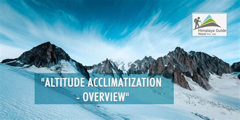 Acclimatization Altitude