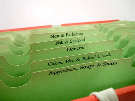 Accordian Recipe Files