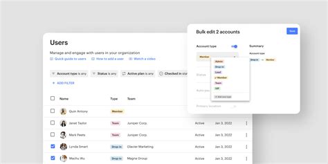 Account Types and Customization