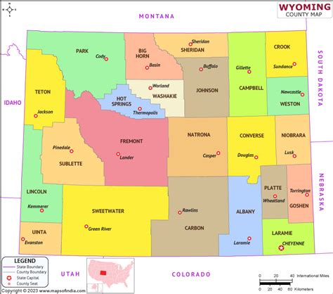 29 Map Of Wyoming By County Online Map Around The World