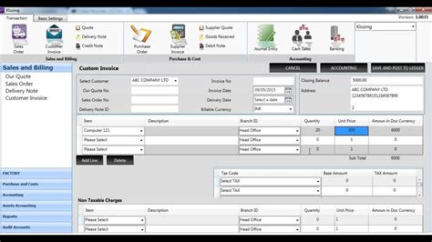 Accounting Software and ERP Systems