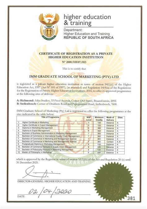 Accreditation of Training Institutes in South Africa