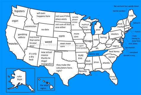 Accurate map of the USA. ShittyMapPorn