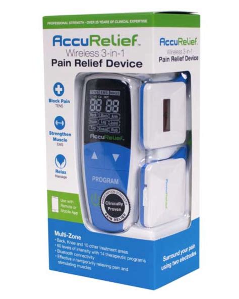 Experience Pain Relief Anywhere, Anytime with Accurelief Wireless 3 In 1 App