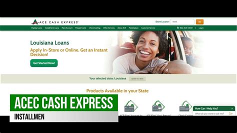 Ace Cash Express Installment Loans