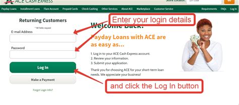 Ace Cash Express Payment Login