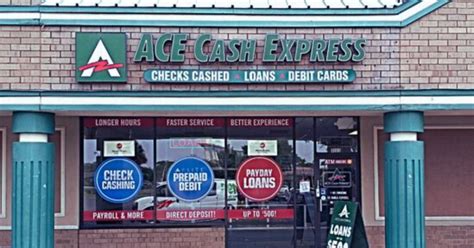 Ace Check Cashing Fee List