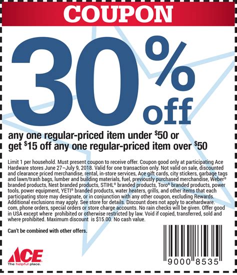 Ace Hardware Coupons Printable
