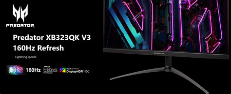 Acer Predator XB323QK design