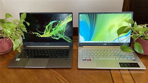 Acer Swift 3, AMD vs. Intel: Performance