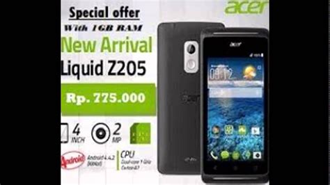 Acer Z205 Spesifikasi