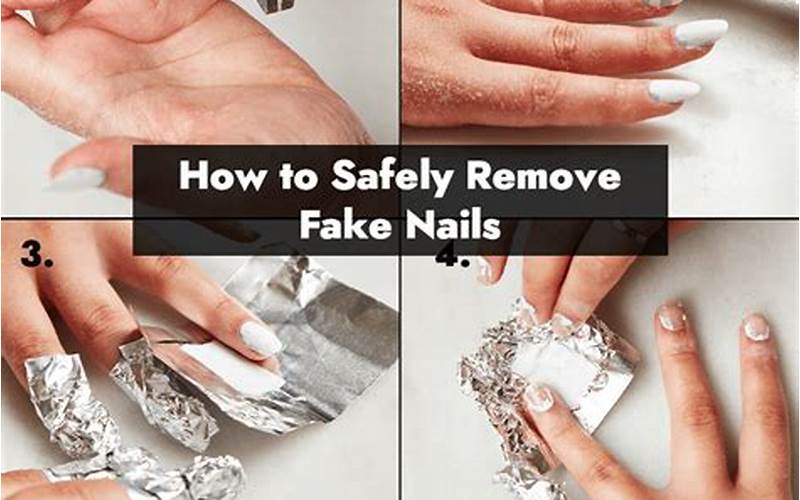 Acetone Removing False Nails