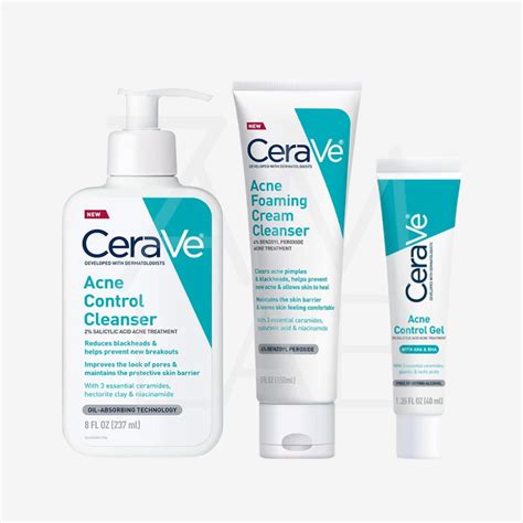 Acne Foaming Cream Cleanser Benzoyl Peroxide Treatment CeraVe