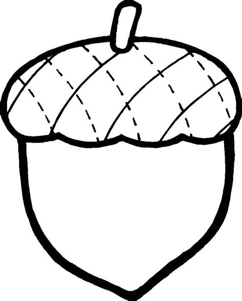 Acorn Coloring Pages Free Printable