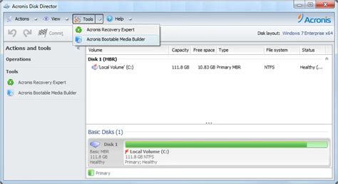 Acronis Image Erstellen