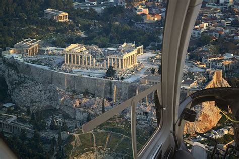 Acropolis View from Helicopter