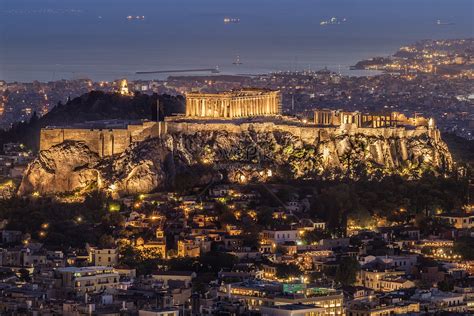 Acropolis at night