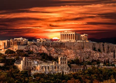 Acropolis sunset
