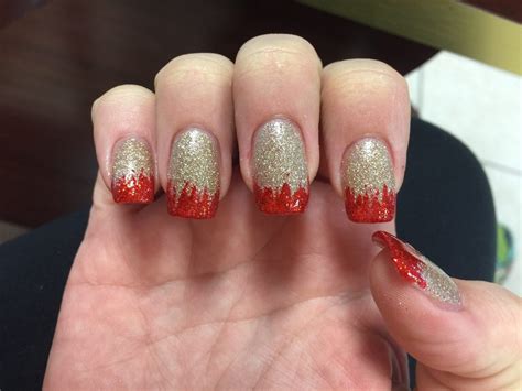 Acrylic Nails To Go With Red Dress
