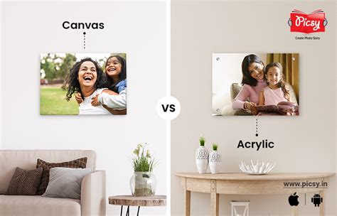 Discover the Differences between Acrylic and Canvas Prints Today!