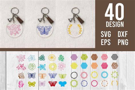 Download Acrylic Keychain Pattern Background Svg Silhouette For Crafts