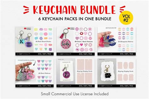 Download Acrylic Keychain Pattern Cut Files