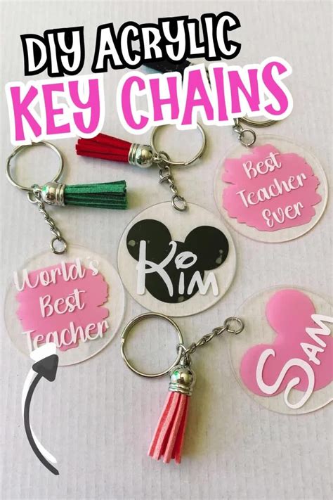 Download Acrylic Keychain Pattern for Cricut Machine