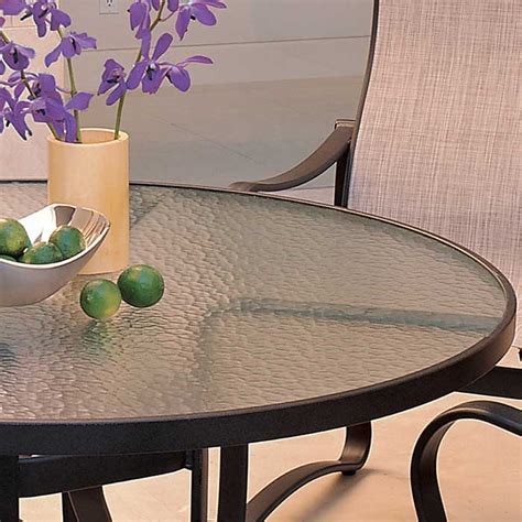 Glass Patio Table in 2020 Patio table, Glass table, Steel dining table