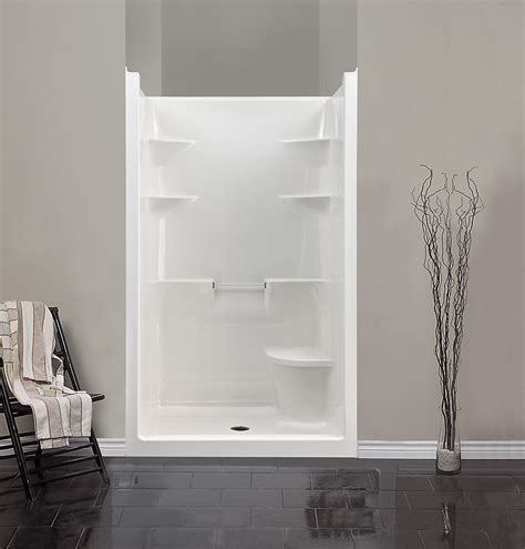 Mirolin Madison 36Inch 1Piece Acrylic Shower Stall The Home Depot Canada