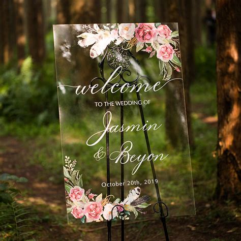 Heavenly Moments Captured Forever: The Stunning Acrylic Wedding Signs of Australia